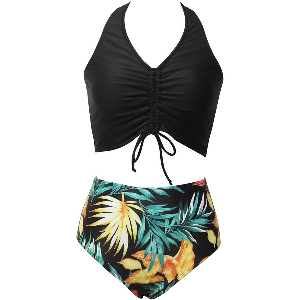 2 pc Swimsuit Floral patten